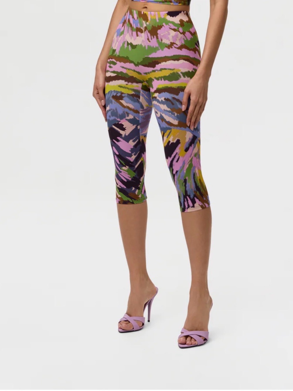 NAKED PRINT CAPRI LEGGING - Picture 4 of 6